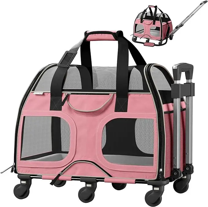 Pet Carrier - Airline Compliant Dog Carrier Pet Carrier for Small Dogs and Cats - Soft Travel Dog Luggage