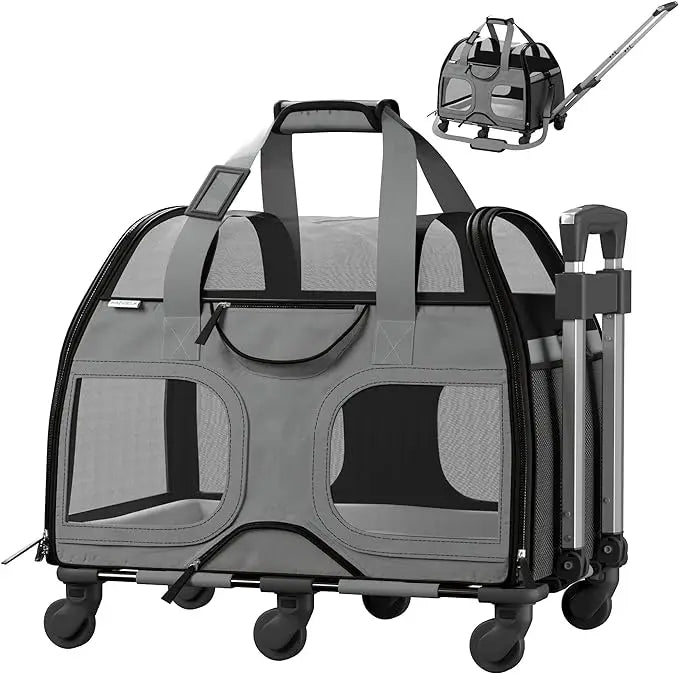 Pet Carrier - Airline Compliant Dog Carrier Pet Carrier for Small Dogs and Cats - Soft Travel Dog Luggage