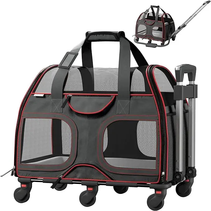 Pet Carrier - Airline Compliant Dog Carrier Pet Carrier for Small Dogs and Cats - Soft Travel Dog Luggage