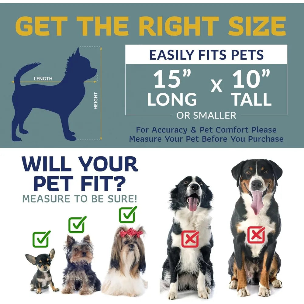 Pet Carrier - Airline Compliant Dog Carrier Pet Carrier for Small Dogs and Cats - Soft Travel Dog Luggage