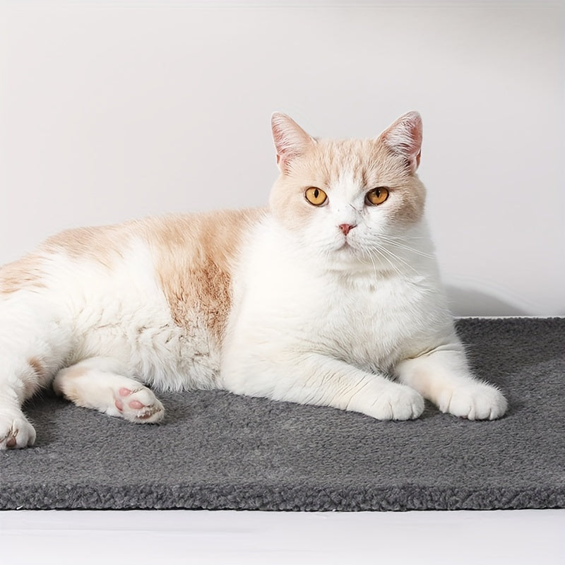 Self Warming Cat Bed Self Heating Cat Dog Mat Extra Warm Thermal Pet Crate Pad For Indoor Outdoor Pets With Removable Cover