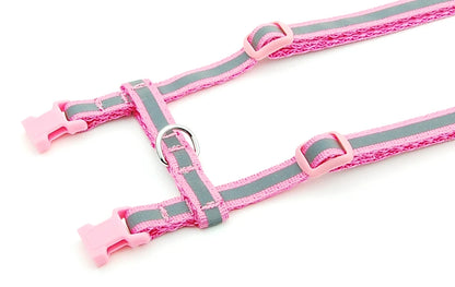 Cat Dog Collar Harness Leash Adjustable Nylon Pet Traction Cat Kitten Halter Collar Cats Products Reflective Pet Harness Belt