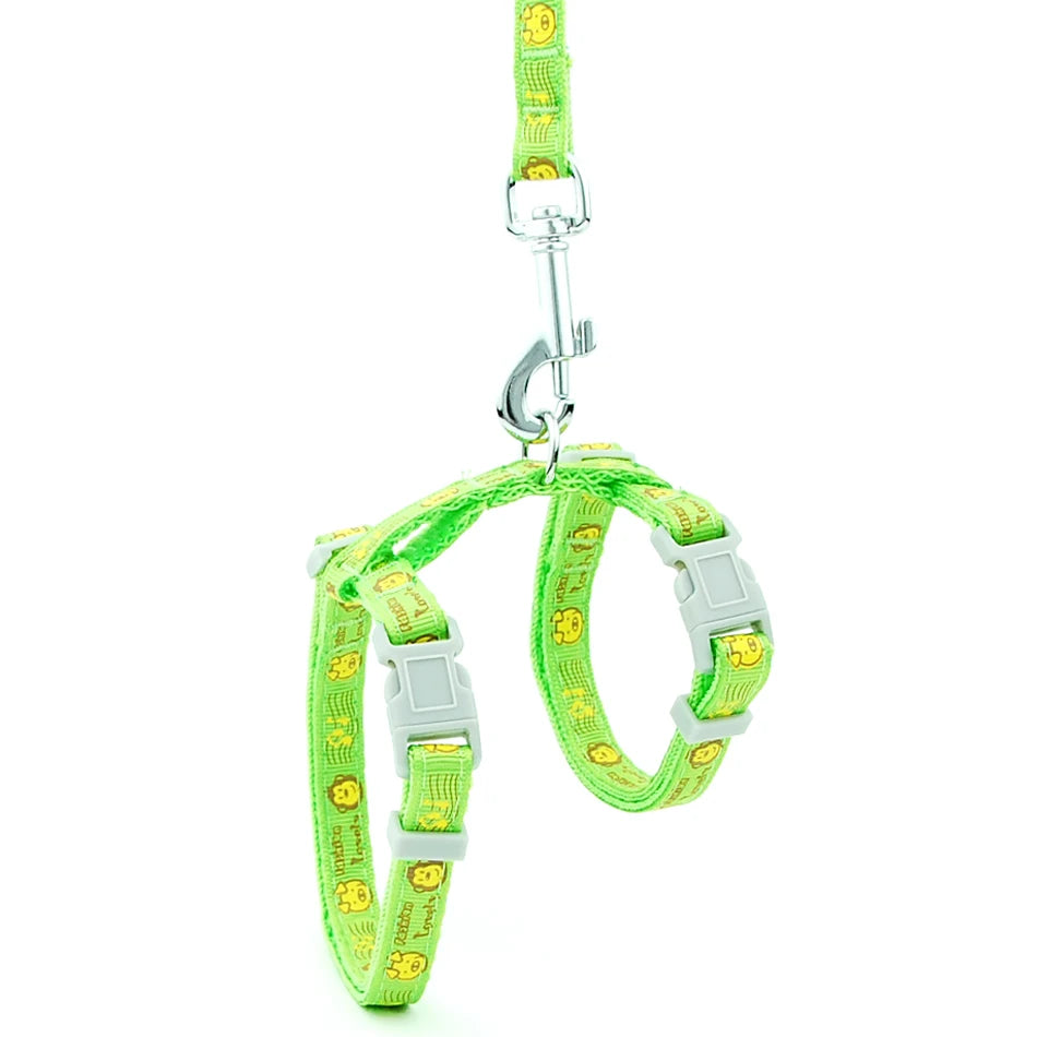 Cat Dog Collar Harness Leash Adjustable Nylon Pet Traction Cat Kitten Halter Collar Cats Products Reflective Pet Harness Belt