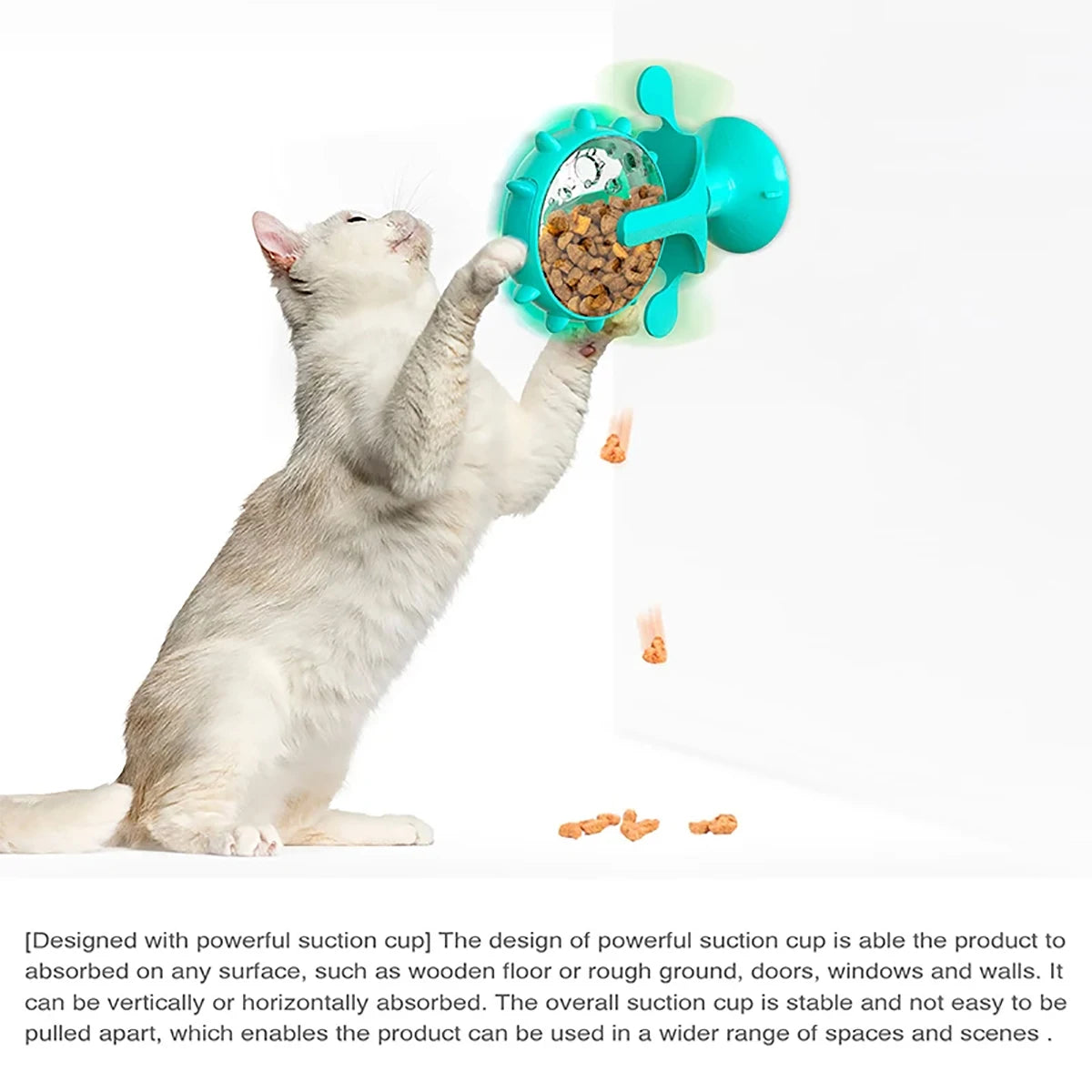 Interactive Treat Leaking Toy For Cat Small Dogs Slow Feeder Dispenser Pet Interactive Toys Treat Dispenser With Funny