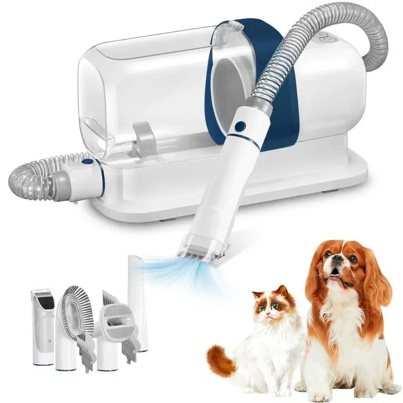 LMVVC pet grooming kit with vacuum for dogs and cats vacuum brush