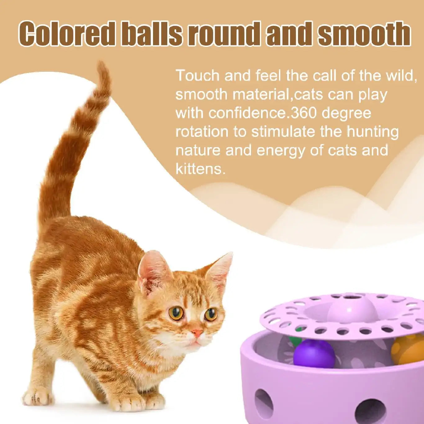 Cat Toys 3-in-1 Smart Interactive ElectronicToy, Fluttering Butterfly, Ambush Feather,Battery Powered, Indoor Exercise Cat Toy