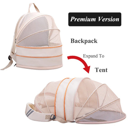 Cat Backpack for Pet Breathable Expandable Cat Carrier Large Capacity Escape Proof Handy Outdoor Travel Pet Carrier Bag Foldable