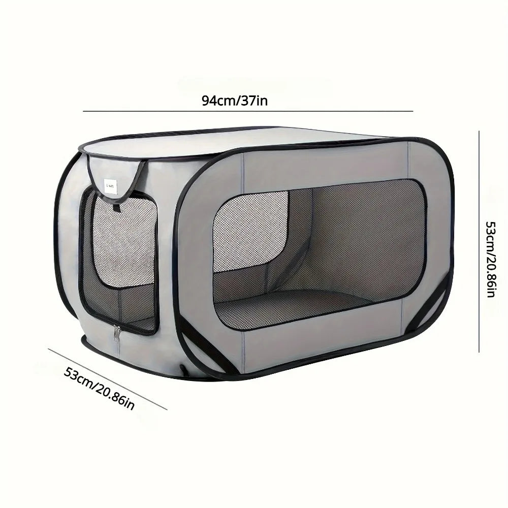 Portable Folding Pet Kennel for Dogs and Cats, Indoor/Outdoor Pet Kennel, Car Seat, Travel Easy to Set Up and Store