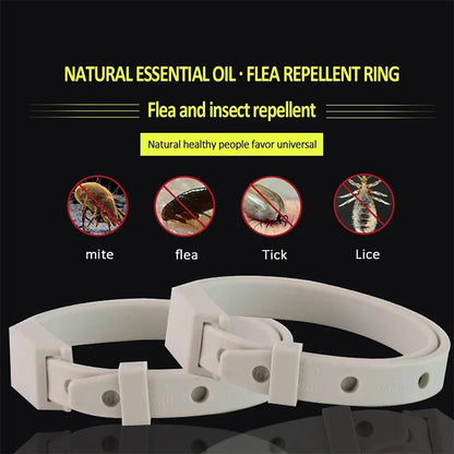 Adjustable Anti-Flea & Tick Collar for Cats and Small Dogs  Antiparasitic Protection - Breakaway Design for Safety