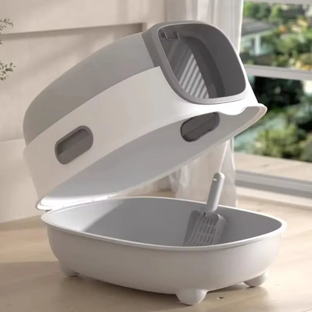 Cat Litter Box Detachable Enclosed Pet Nest Fully Automatic Deodorization Cat House Four Season Universal Anti-odor Pussy Toilet