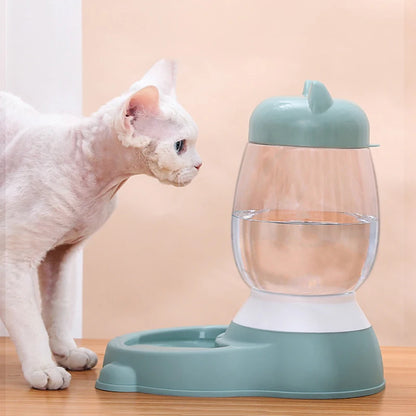 HOOPET 2022 New Cat Bowl 3 Colors Pet Automatic Feeder Dog Drinking Bowl Dispenser for Puppy Cat Food Water Bowl Pet Accessaries