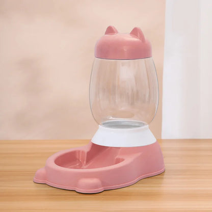 HOOPET 2022 New Cat Bowl 3 Colors Pet Automatic Feeder Dog Drinking Bowl Dispenser for Puppy Cat Food Water Bowl Pet Accessaries