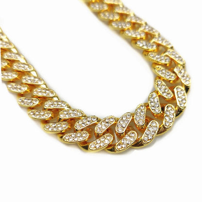 Luxury Gold Cat Necklace Jewelry Rhinestone Pet Cuban Chain Collar Kitten Doggie Wedding Prom Costume Accessories for Cats Puppy