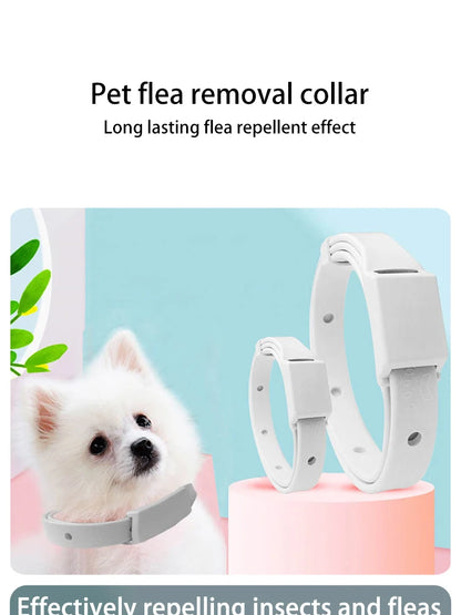 Adjustable Anti-Flea & Tick Collar for Cats and Small Dogs  Antiparasitic Protection - Breakaway Design for Safety