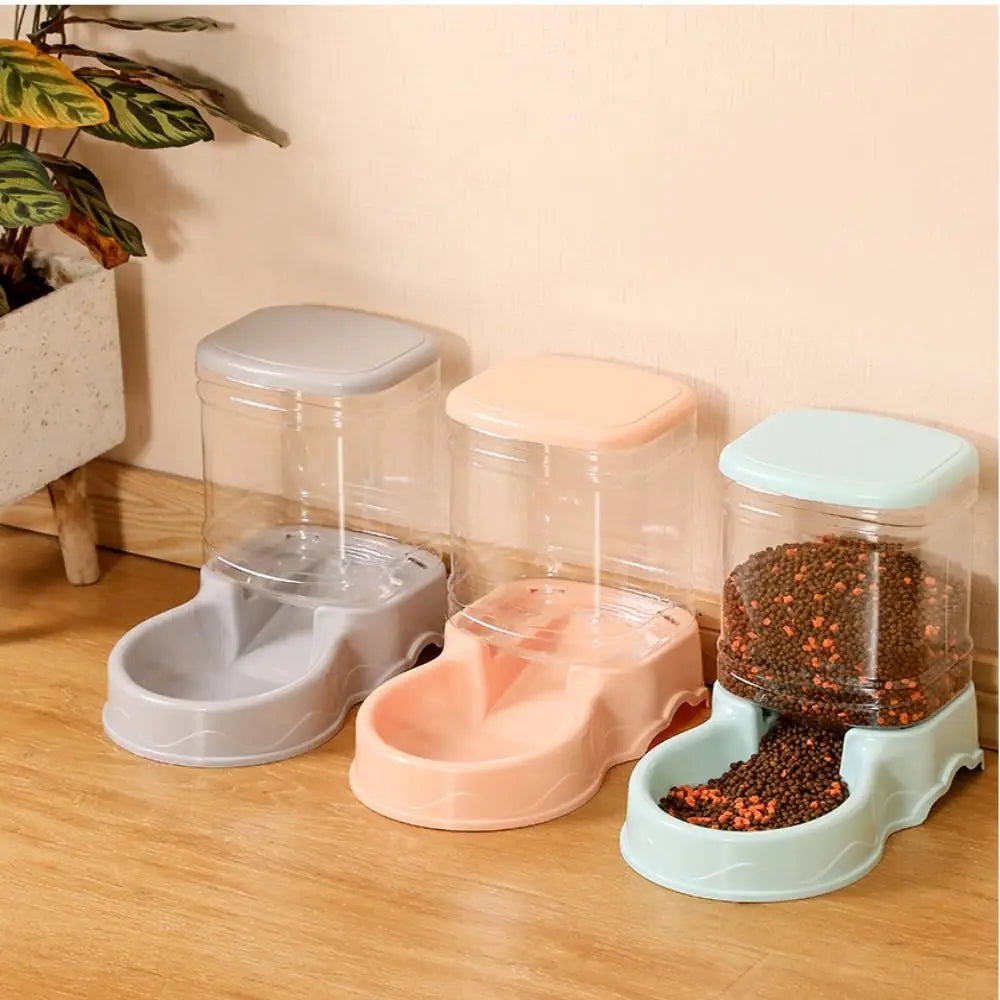 3.8L PP material Pet feeder Pet Water Fountain Drink Bowl Automatic Pet Feeder Large Cat Dog Food Dispenser