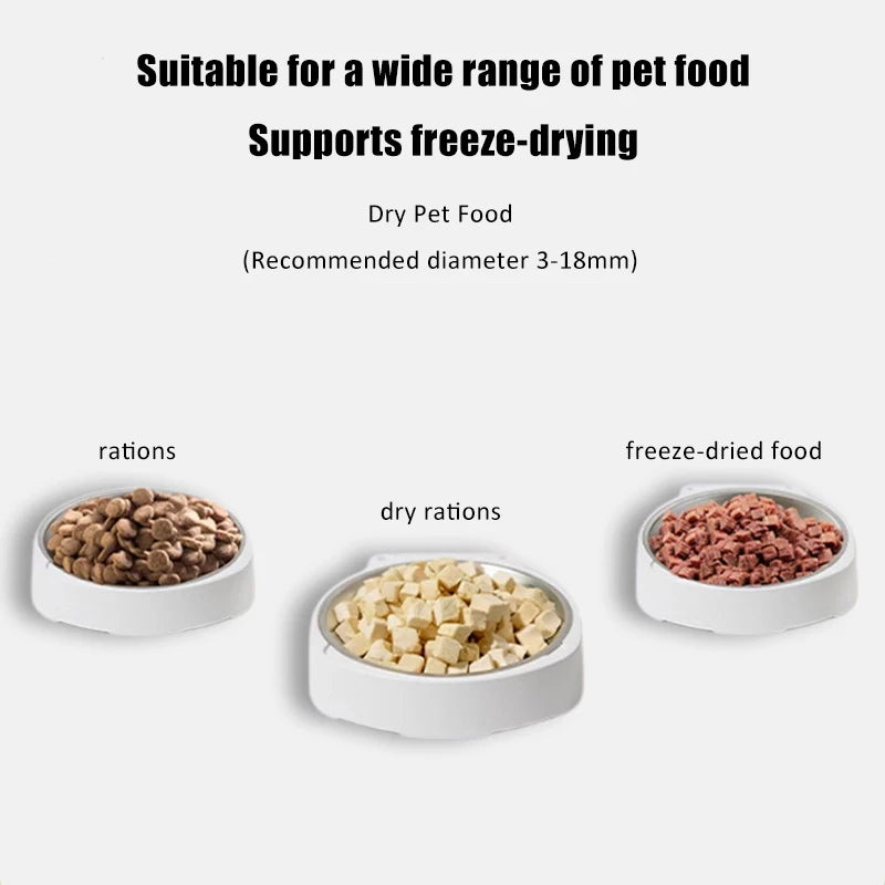 Pet Intelligent Feeder Timed Quantitative Remote Control Automatic Feeder Cat Food Dog Food Intelligent Feeding Machine