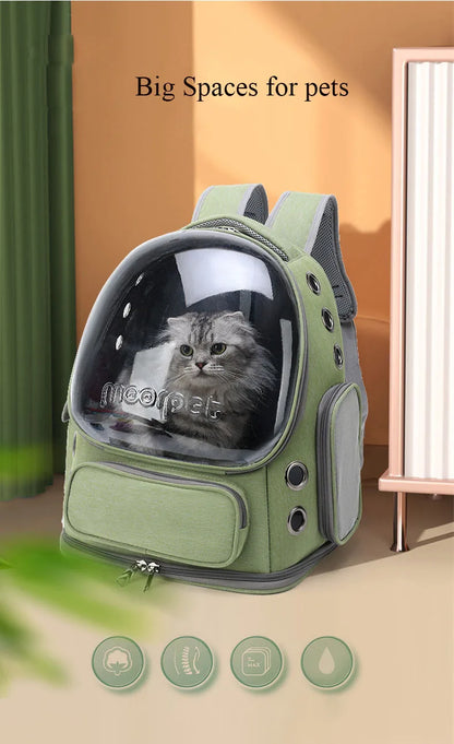 Astronaut Transparent Transport Carrying Bag, Pet Travel Bag, Space Capsule, Cat Backpack, Carrier for Dog, High Quality