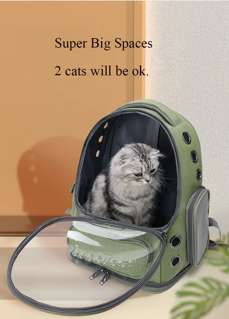 Astronaut Transparent Transport Carrying Bag, Pet Travel Bag, Space Capsule, Cat Backpack, Carrier for Dog, High Quality