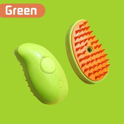 Cat Dog Steamy Brush Steam Brush Electric Sprayer for Massage Pet Grooming Tool Shedding 3 in 1 Electric Sprays Massage Combs