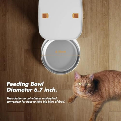 Furpipi 8L Smart Automatic Cat Feeders with 1080P HD Camera 5G WiFi Pet Feeder Tuya APP Control Automatic Cat Dog Food Dispenser