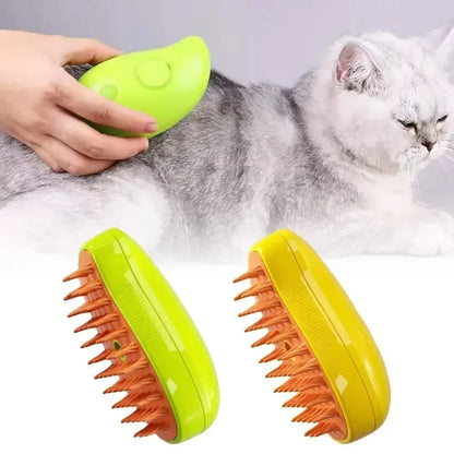 Cat Dog Steamy Brush Steam Brush Electric Sprayer for Massage Pet Grooming Tool Shedding 3 in 1 Electric Sprays Massage Combs