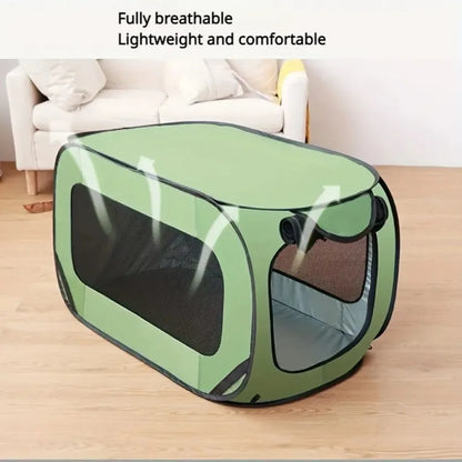 Portable Folding Pet Kennel for Dogs and Cats, Indoor/Outdoor Pet Kennel, Car Seat, Travel Easy to Set Up and Store